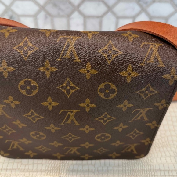 Louis Vuitton Monogram Cartouchiere Leather Shoulder Bag Brown GM SL0932 - Picture 6 of 16